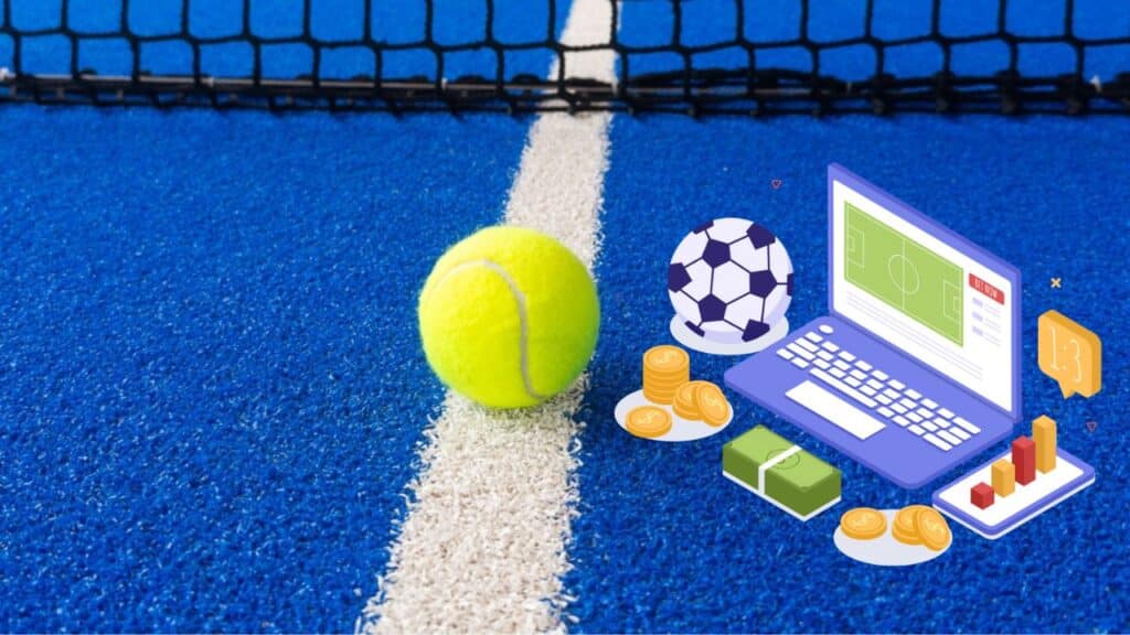 loptica za tenis na terenu
